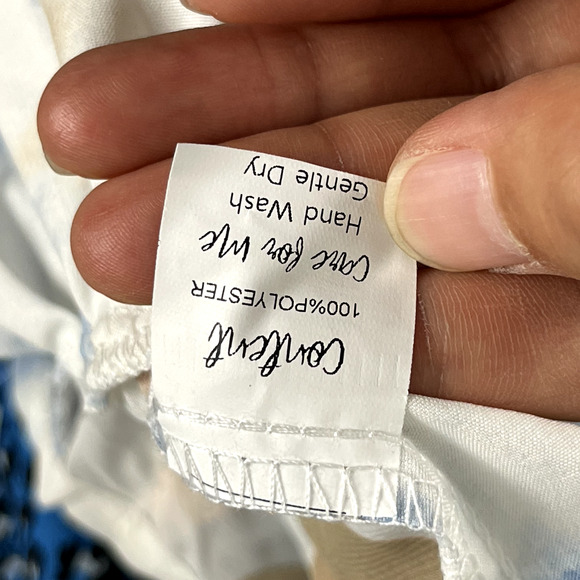 A Rare Bird Poncho Cardigan Womens One Size Ruffle Polka Dot Boho Artsy NEW - Picture 6 of 13